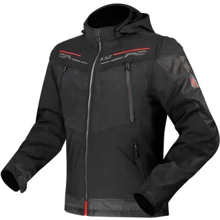 LS2 Zirconium Textiljacke Schwarz/Rot L