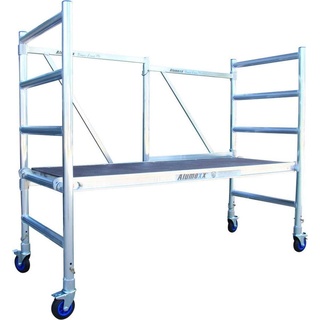 Alumexx FS 75 Basic Gerüst, Grund gerüst, Rollgerüst, Aluminium gerüst, Baugerüst, Arbeitshöhe: 3,15 m, Tragfähigkeit: 375 kg, Hohe Qualität. N-EN 1004 TÜV-Zertifikat