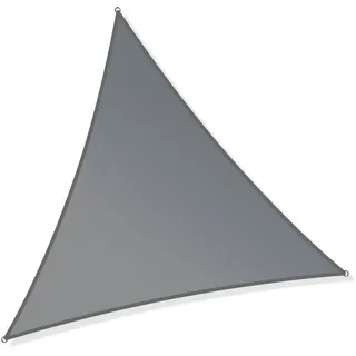 toboli Sonnensegel Dreieck 4x4x4m Windfester Sonnenschutz uv 30+ für Garten, Terrasse Balkon