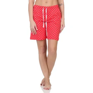 Normann Relaxanzug Damen Shorty Schlafanzug Pyjama Hose kurz - perfekt zu kombinieren rosa 36-38