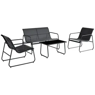 Juskys Genua Set 4-tlg. Anthrazit 