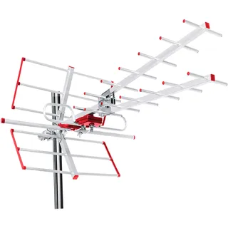 Maclean Brackets Maclean MCTV-855 Außenantenne TV Antenne Dachantenne DVB-T DVB-T2 Full HD max 100dBμV UHF/VHF LTE Filter (Passive)