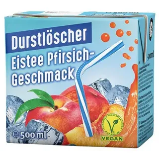open food Durstlöscher Eistee Pfirsich Erfrischungsgetränk 500ml
