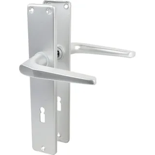 Lienbacher Langschildgarnitur Europa F1 Aluminium grau/silber