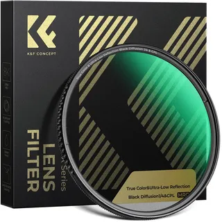 K&F CONCEPT 2-IN-1 Filter 95mm Polfilter & Black Mist 1/4 True Color Polfilter & Ultra-niedrige Reflexion, Optisches Glas mit Multi-Nano-Beschichtung (Nano-Xcel)