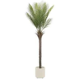 ML-Design Künstliche Palme 180 cm Groß, im Topf für Indoor/outdoor,