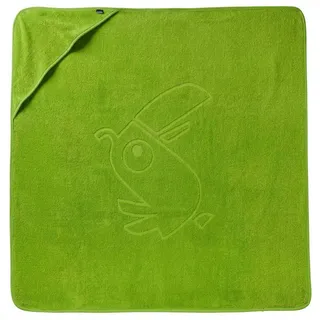 JAKO-O Handtücher JAKO-O Kapuzenhandtuch Baby 100 x100cm, grün, Extraflauschiger & saugstarker Walkfrottee grün