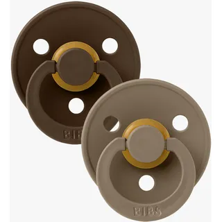 Bibs Schnuller Colour 2er Pack Mocha+Dark Oak 6-18m