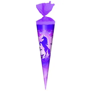 Livepac Office Schultüte / Zuckertüte / Länge: 35cm / rund / "Einhorn"