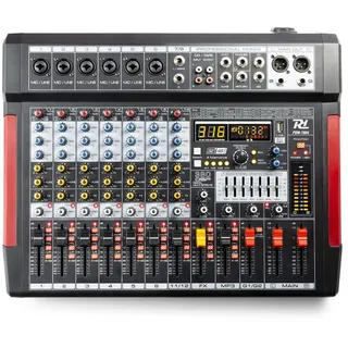 Power Dynamics PDM-T804 Bühnenmischpult 8-Kanal DSP/MP3