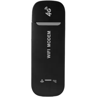 ASHATA Tragbarer 4G-USB-WLAN, Mobiler WLAN-Hotspot, Tragbarer Gaming-Reiserouter, Bis zu 10 Benutzer, WLAN-Hotspot-Gerät mit SIM-Kartensteckplatz für 4G LTE FDD B1 3 5 3G WCDMA B1 (Black)
