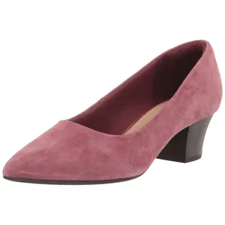 Clarks Damen Teresa Step Pumps, Wildleder in dunkler Rose, 38.5 EU - 38.5 EU