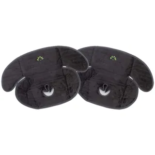 Piddle Pad Autositzschutz – Autositzschoner für Kinderwagen, Töpfchen, Baby-Autositzbezug, wasserdichte Auskleidung für Töpfchentraining, verhindert Auslaufen von Dipper, 50,8 x 38,1 cm, Schwarz, 2