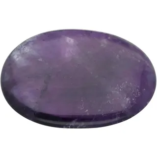 Amethyst Scheibenstein | Handschmeichler Taschenstein | Hochwertiger Edelstein Lebensquelle Plus
