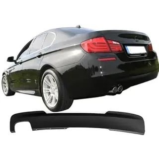 DM Autoteile Sport Heckdiffusor 2-Rohr Links Schwarz passt für F10 F11 nur M-Paket 10-17