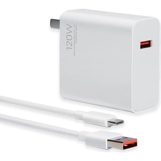 Xiaomi - HyperCharge Original - Typ-C Kabel - 120W - Weiss - Schnellladegerät laden Reiseadapter EU-Stecker (MDY-13-EE)