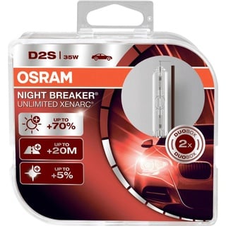 Osram Scheinwerferlampen Xenarc Night Breaker Next Gen D2S Duo Box 85V 35W