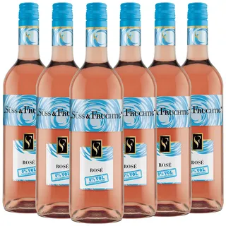 Süss & Fruchtig Rosé 0 % Vol. entalkoholisiert 6er Karton 0,75L