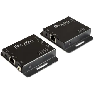 FeinTech VME00110 HDMI over LAN Extender Ethernet-Kabel Verlängerung Splitter Tr | Schwarz
