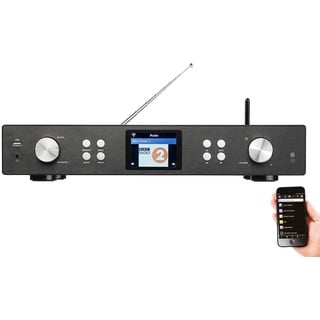 VR-Radio Internet Tuner: Digitaler WLAN-HiFi-Tuner mit Internetradio, DAB+, UKW, MP3, Streaming (Internet Radio Tuner, Internetradio Baustein, Lautsprecher)