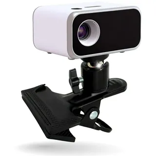 TronicXL Klemmstativ Halterung für Mini Beamer 1/4" Schraube kompatibel mit Anker Wimius XGIMI Mars Vankyo Lesure Victising Andoid Befestigung Tisch Tischhalterung Ständer