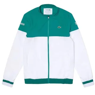 Lacoste Sport Novak Djokovic Herren Jacke Grün Weiß - 54