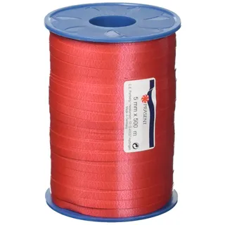 buttinette Geschenkband, rot, 5 mm, 500 m