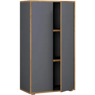 VCM Salia Aktenschrank 110 x 60 x 33 cm schwarz