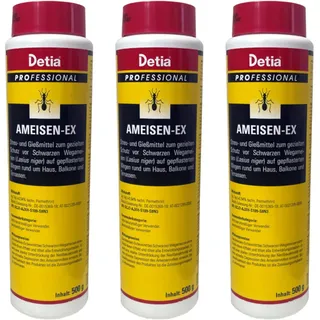 Detia - Ameisen-Ex Ameisenmittel - 3x 500 g