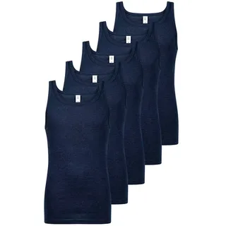 ESGE Unterhemd / Tanktop Feinripp Jeans in Marine | Gr.: XL