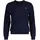 Strickpullover Wolle V-NECK blau M