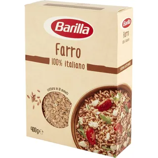 Barilla Farro 100% italienisch Dinkel Lecker, gesund Mittelmeerküche 400g