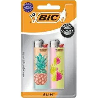 BIC Feuerzeug BIC Feuerzeug J23 Slim Reibrad 2 Miss Big (1-St)
