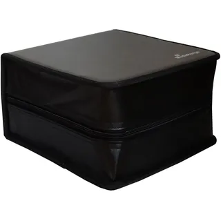 MediaRange für 500 Discs, Kunstleder, schwarz