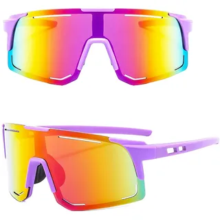 MUSELK Sport Sonnenbrille Herren Damen Fahrradbrille Sunglasses Polarisierte Sonnenbrille für Outdooraktivitäten MTB Rennrad Radfahren Biking Ski Sonnenbrille mit UV400