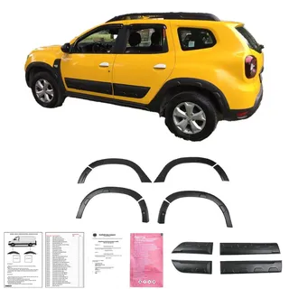 Karosserie-Kit kompatibel mit DACIA Duster Serie 2 2018–2024 Parksensor (Offroad)