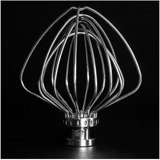 Kitty Professional Profi-Schneebesen "Schaumschläger" 2 Drähte mehr, kompatibel mit Kitchen Aid 4,3 & 4,7/4,8 Liter Küchenmaschine: spülmaschinenfest, max. Volumen das man hören kann, Gastro-Qualität