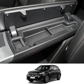 CDEFG Kompatibel mit BMW X1 iX1 U11 2022-2025 Mittelkonsole Organizer Aufbewahrungsbox X1 iX1 U11 Handschuhfach Unten die Mittelarmlehne X1 iX1 2025 Zubehör (Armlehne)