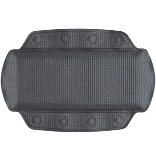 KLEINE WOLKE Badewannenkissen Arosa Kunststoff Grau Anthrazit