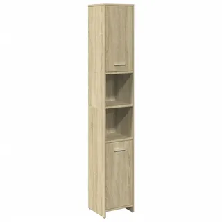 vidaXL Badezimmerschrank Sonoma-Eiche 30x30x183,5 cm Holzwerkstoff