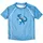 Badeanzug UV-Schutz Shirt 1/2-Arm Dino Blau 110/116
