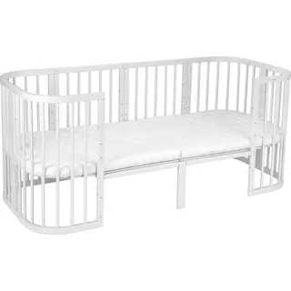 Waldin Erweiterung auf 174cm für 7in1 Babybett, KEIN Bett, Weiß