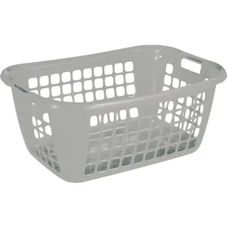 SUNWARE Basic 79L silber Wäschebox Wäschesammler