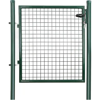 Songmics Gartentor 106 x 90 cm Grün/Stahl