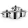 4-tlg. 3 x Fleischtopf + Bratentopf