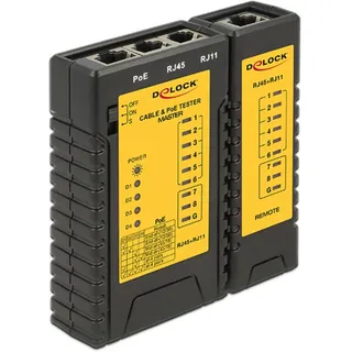 DeLock 86107 Netzwerktester Passend für (Netzwerk-Spezifikationen (CAT)): Unbestückt