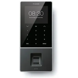 Safescan® 125-0588 TimeMoto® TM-828 Zeiterfassungs-Komplettsystem inkl. Software - Terminal mit RFID & Fingerabdruck sensor