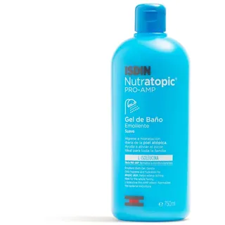 Isdin Nutratopic Pro-AMP Duschgel für atopische Haut (400ml) | Sanfte tägliche Hygiene ohne Reizung oder Juckreizohne