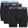 Boxershorts BRIEF 3PK Unterwäsche Blk-Uni BE/BE VOD/Burg crush wb S 46 3 Stk blk uni be be vod burg Jersey Obermaterial 95 Baumwolle 5 Elasthan kontrastfarbene Details unifarben körpernah Unterhosen mit NIKE Logo-Elastikbund