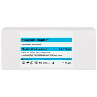 Söhngen aluderm-aluplast Pflasterstrips 2,5 x 7,2 cm 100 St.
